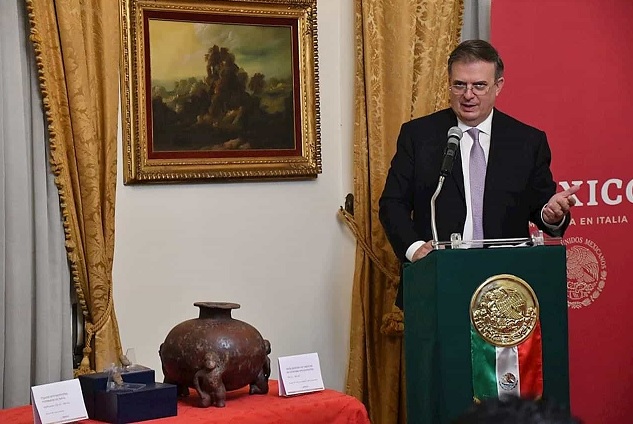 ¡Sí se puede¡ México recupera tres piezas arqueológicas de Italia
