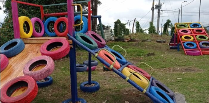 Enel Colombia adecúa parques infantiles con llantas recuperadas del río Bogotá