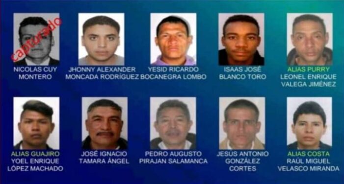 Policía publica cartel con los 10 delincuentes más buscados en Soacha